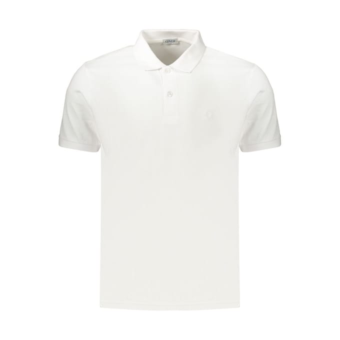 Coveri Moving Bianco Katoenen Heren Polo