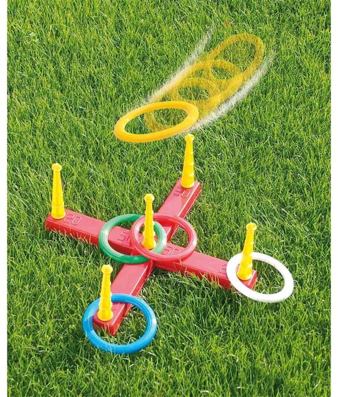 Spel | Golfsets & Kegelspel - Ringwerp Spel 4 Ringen In Pb