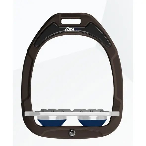 Plat Grip Brown/Gray/Navy Stijgbeugels Flex-On Green Composite