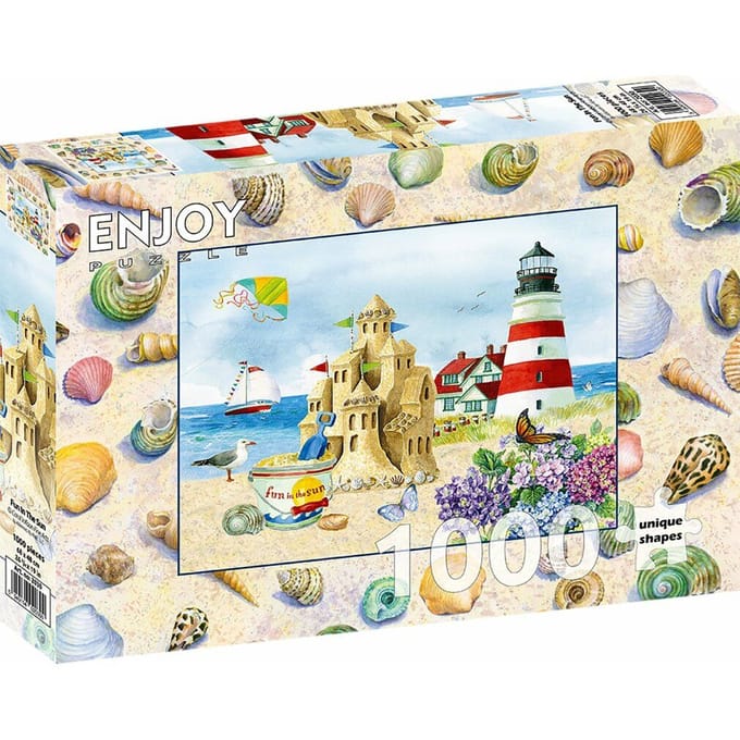Enjoy Puzzel 1000 Stukken - Plezier op het Strand