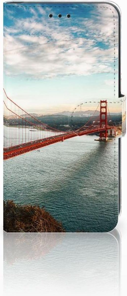 Xiaomi Mi A2 Lite Flip Cover Golden Gate Bridge