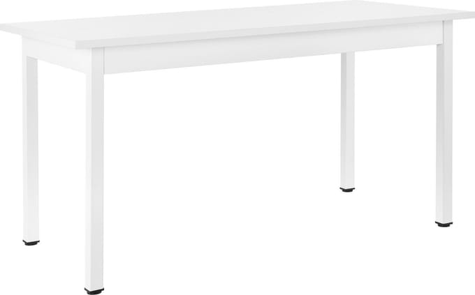Eettafel Den Haag 140x60x75 cm voor 6 stoelen wit