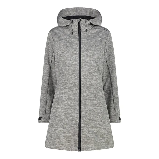 Vrouwelijke softshell hoodie jas CMP