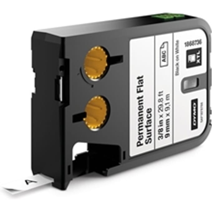 DYMO 1868736 XTL tape permanent zwart op wit 9mm (origineel)