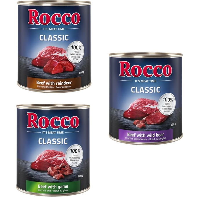 6x800g Wild-Mix Rocco Classic Hondenvoer