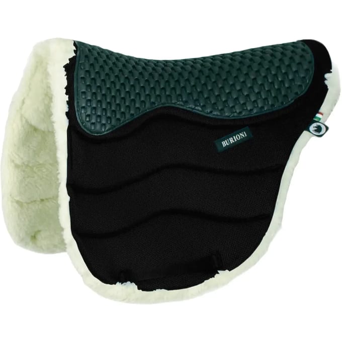Paardenzadelpad van wol + gel Burioni