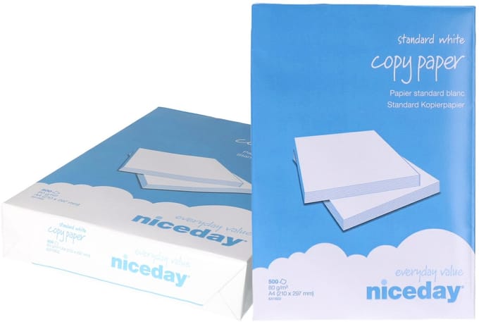 Voordelig wit A4 kopieerpapier 1000 vellen van Niceday