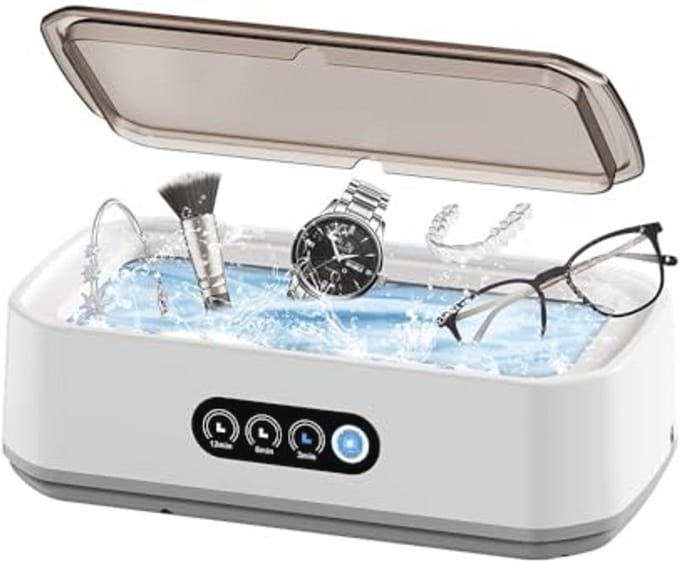 Ultrasone Sieradenreiniger 650 ml met LED-display en One-Touch Bedieningsfunctionaliteit