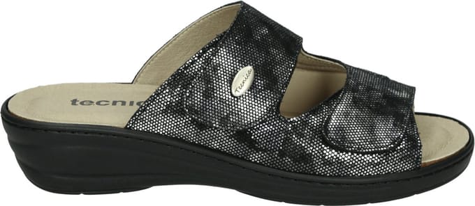 Tecnica - MARY - Dames slippers - Kleur: Zwart - Maat: 41