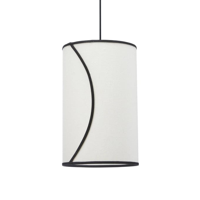 PR Home Hanglamp Ava, Ø 30 cm, biologisch katoen, crèmekleurig