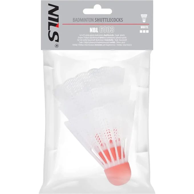 Nylon badminton shuttles NILS Extreme NBL6003 (x3)