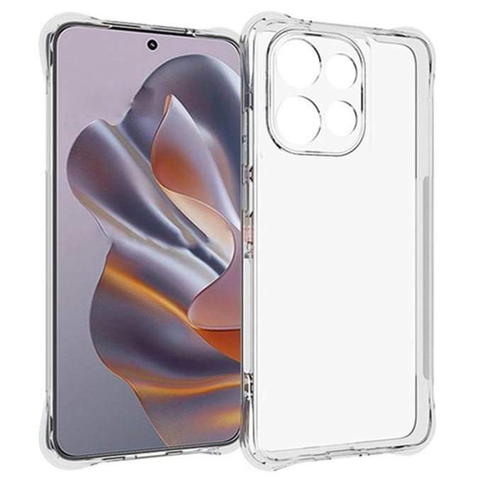 CaseBody Motorola Edge 50 Neo 5G Shockproof Hoesje Transparant