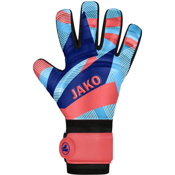 Jako River Basic Junior Rc Keepershandschoenen Kinderen - Koraal / Hemelsblauw / Navy | Maat: 5
