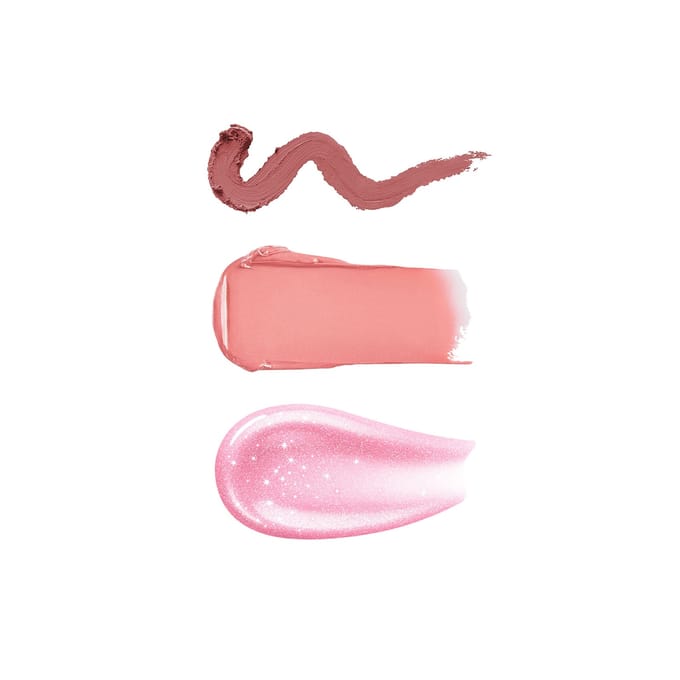 KIKO Milano 3D Hydra Lip Combo (Various Shades) - Peony Pink