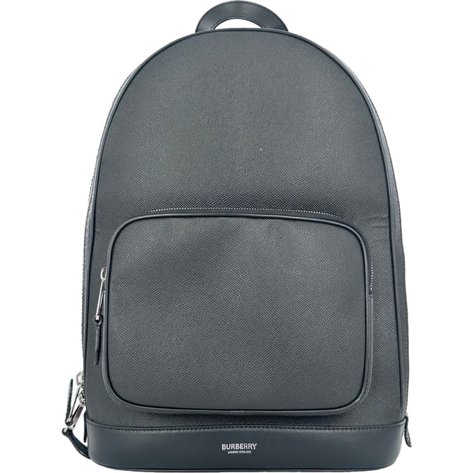 Burberry Rocco rugzak in zwart generfd leer