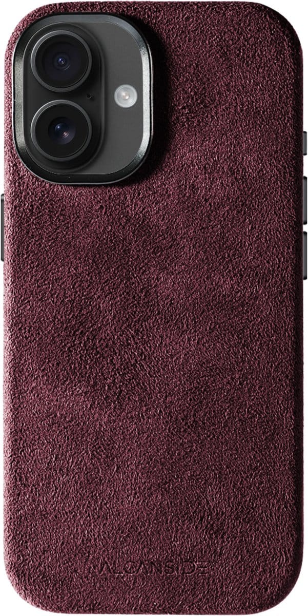 iPhone Alcantara Case - Wine Red (World Cup edition)
