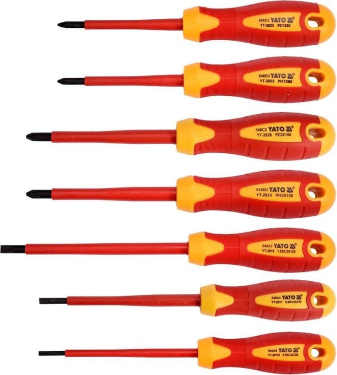 Yato Schroevendraaierset  - 7-delig - CRV staal - VDE