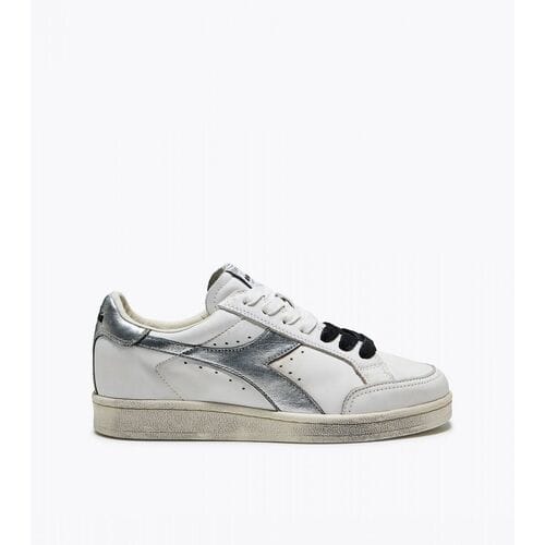 Korte Broek Diadora 201.183746 PRESTIGE METALLIC WN-C6103 BIANCO ARGENTO