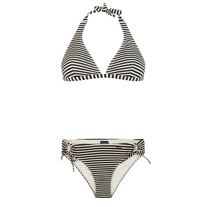 Protest PRTLimo - Halter bikini set Dames - Koordsluiting - Uitneembare vulling - Medium dekking - Crème