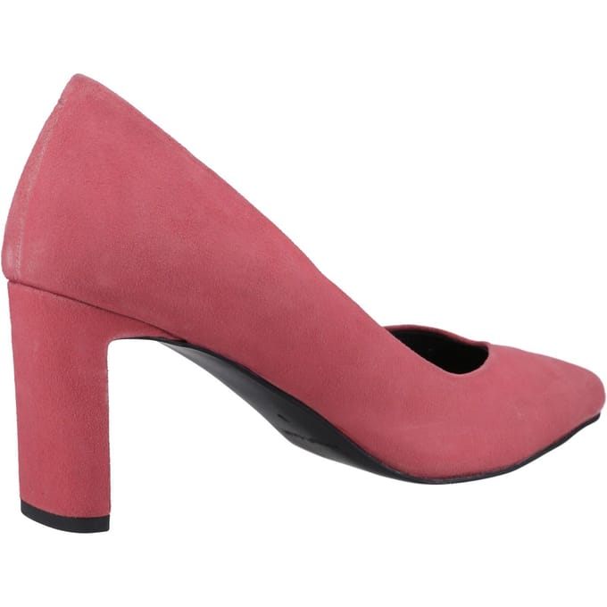 Hush Puppies Olivia Suède Dames Koraal Schoenen