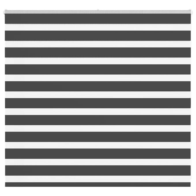 vidaXL - Zebra - rolgordijn - 155x100 - cm - stofbreedte - 150,9 - cm - zwart