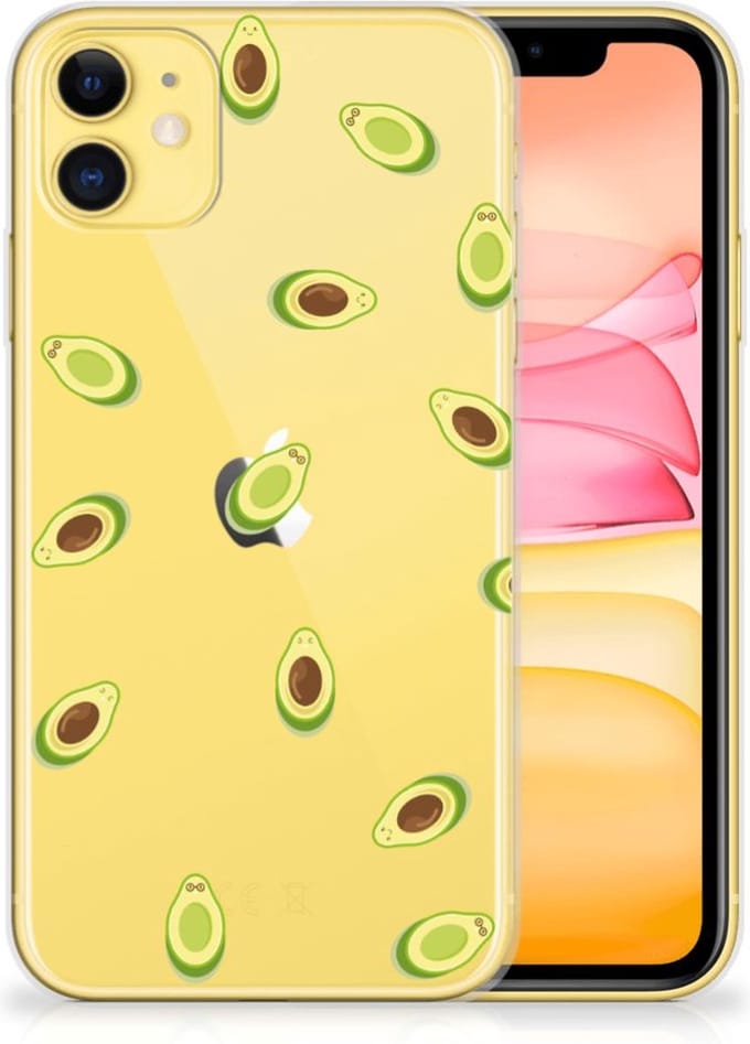 Apple iPhone 11 Siliconen Case Avocado
