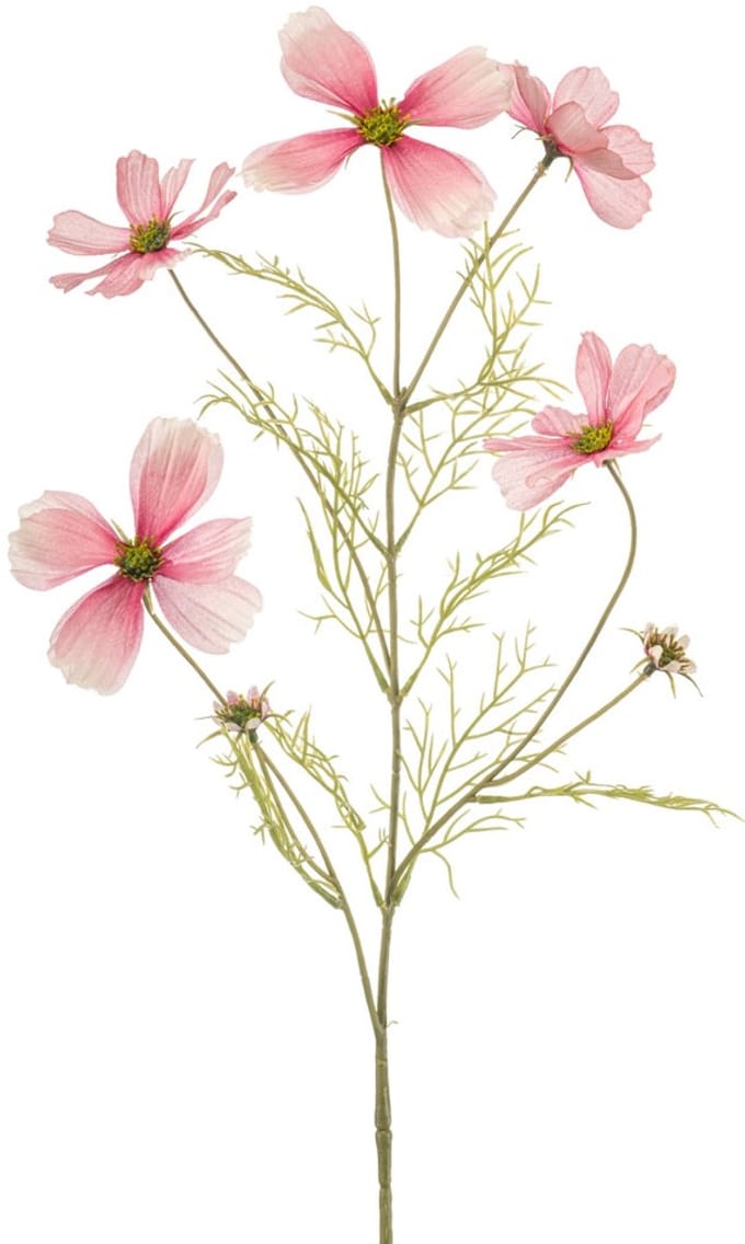 Emerald - Kunstbloem Cosmos 75cm roze - Kunstplant voor binnen