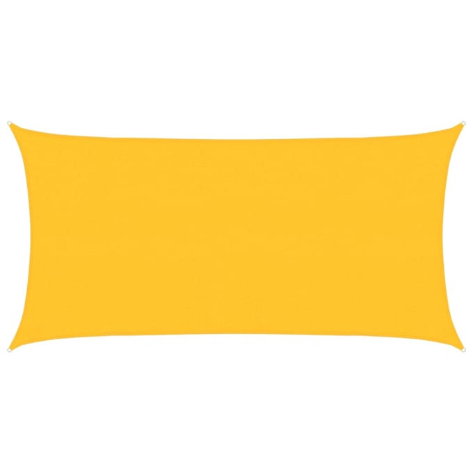 vidaXL - Zonnezeil - 160 - g/m² - 2,5x5 - m - HDPE - geel