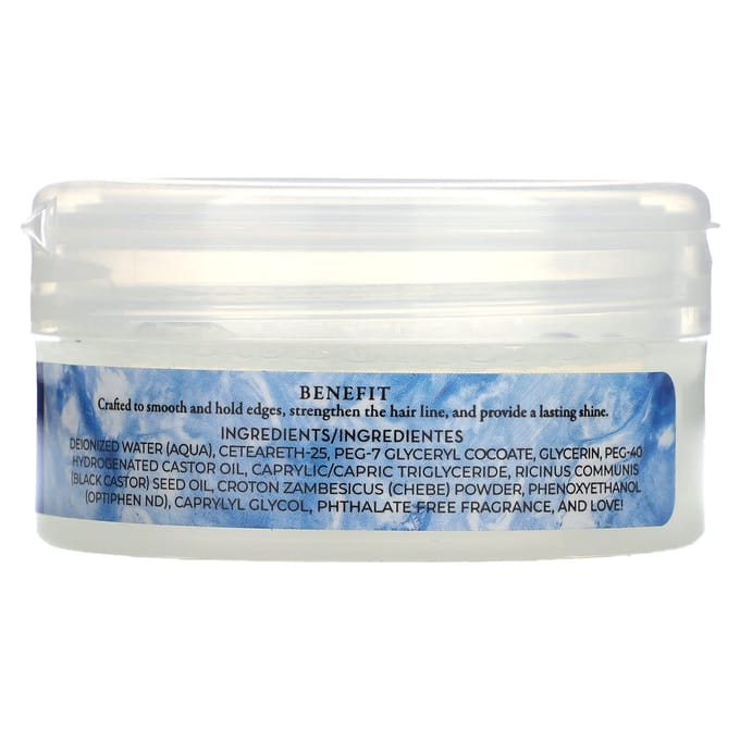 Camille Rose, Edge Control, Strengthening & Smoothing Gel, 2 fl oz (59 ml) blue