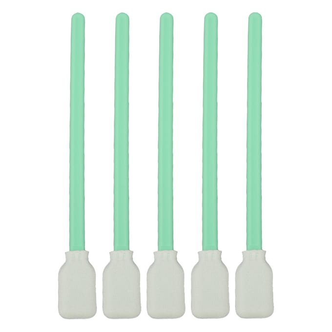 Lot de 100 bâtonnets de nettoyage multi-usages pour appareils photo, lentilles optiques et électroniques white