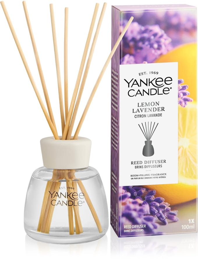 Yankee Candle - Lemon Lavender Geurstokjes 100 ml - tot 6 weken geur