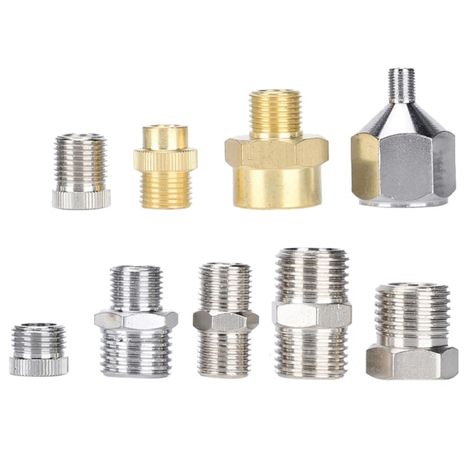 9-delige Airbrush Connector Set voor Luchtcompressor Spuitpistool Adapter Accessoires A1-A9