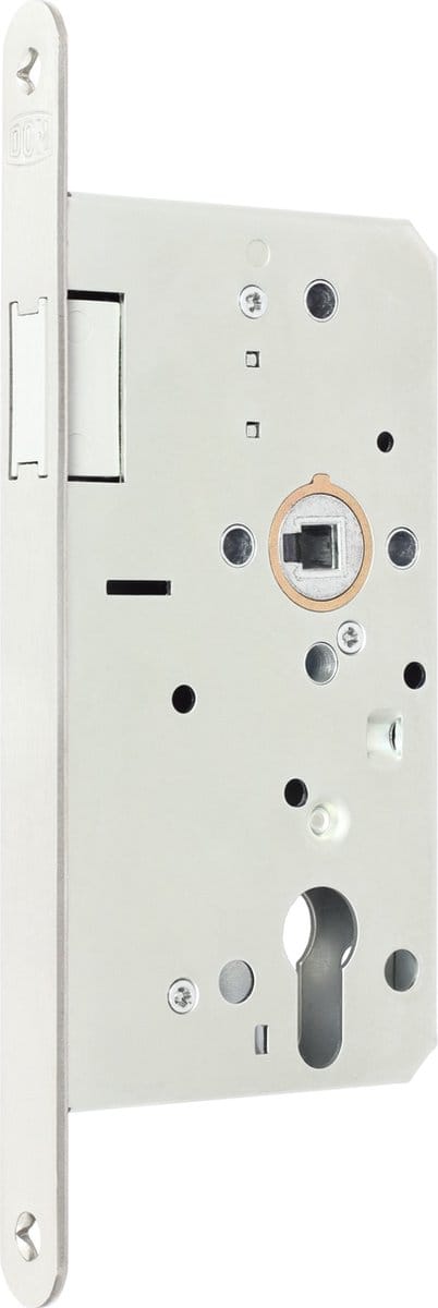 Insteekslot - RVS geborsteld - RVS - DOM - DOM Magnetic Line loopslot RVS met magneetschoot