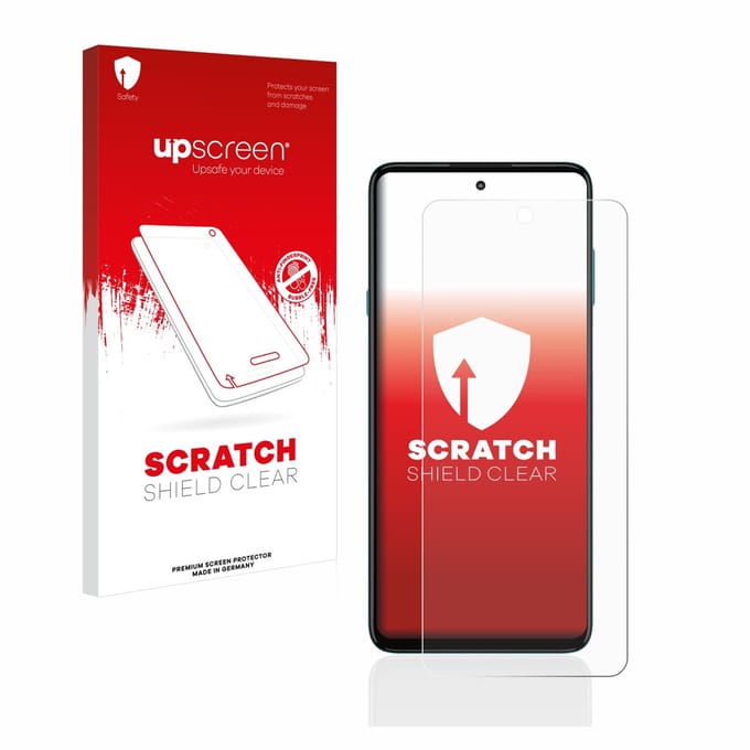 upscreen - Screenprotector voor Motorola Edge 20 Lite - Folie Beschermfolie transparant