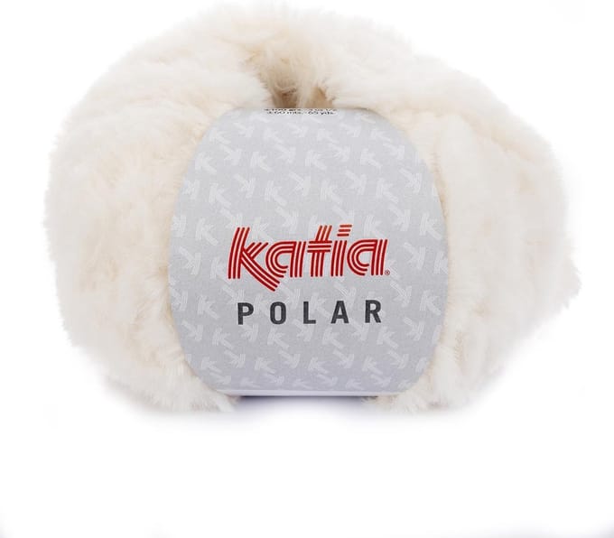 Katia Polar - 80 ecru - Polyester Garen