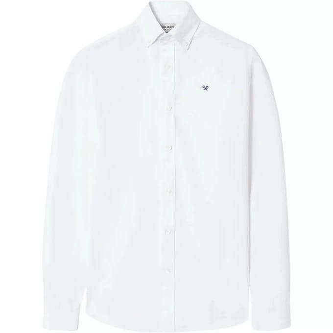 Overhemd met lange mouwen van oxford stof Silbon