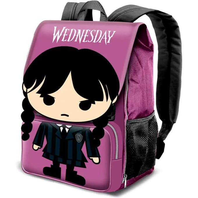 Karactermania - Wednesday - EXP uitbreidbare Rugzak Chibi - Rugtas - Backpack - Paars