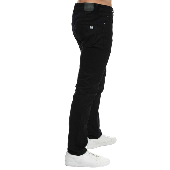 Weekend Offender Heren Tapered Jeans (Zwart)