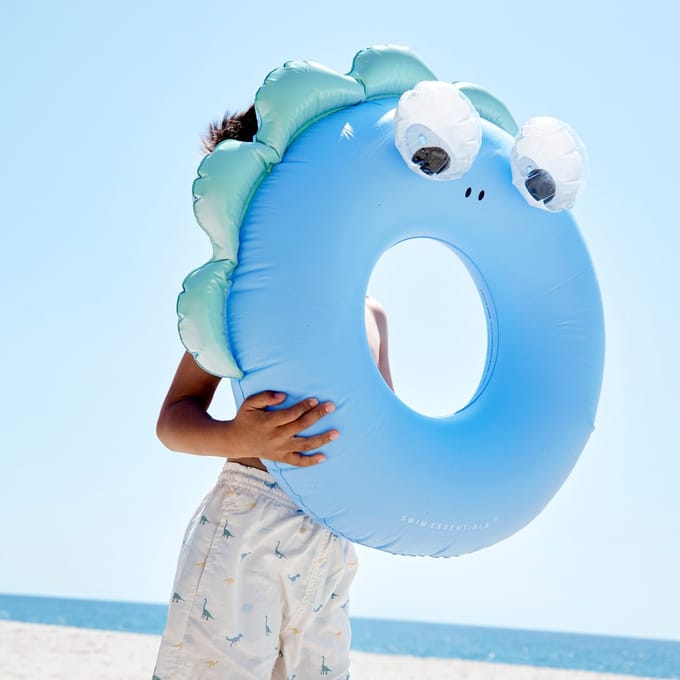 Swim Essentials Zwemring Blue Animal dia 65cm Opblaasbaar speelgoed
