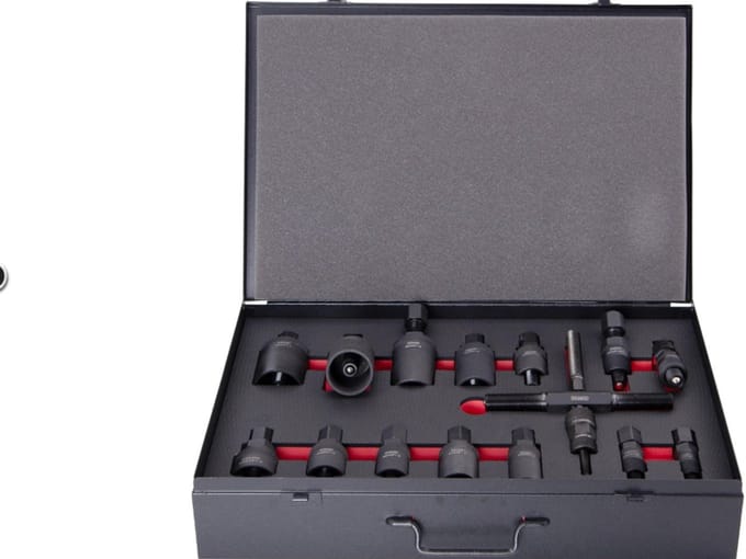 BIKESERVICE poelietrekkerset – 15-delig (Universeel)