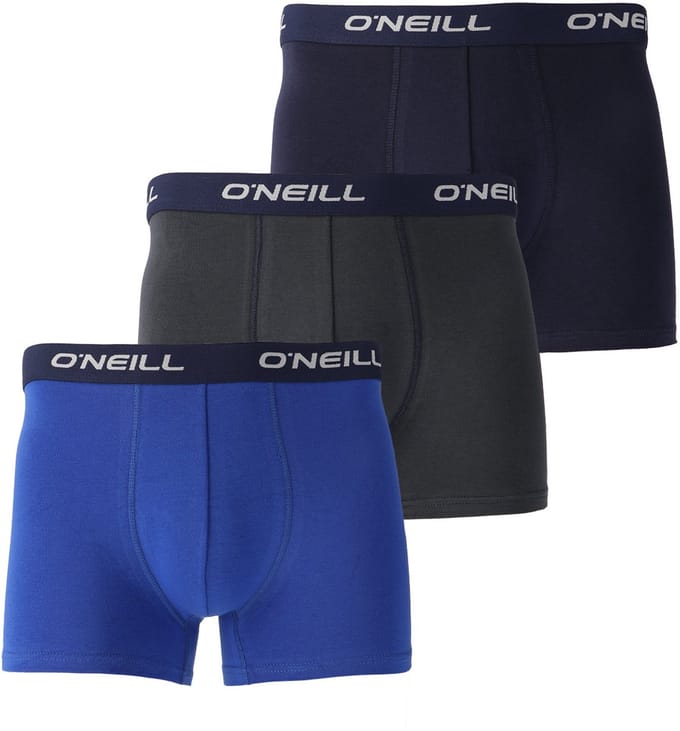 O'Neill Heren Boxershorts Trunks 900003 Effen Blauw 3-Pack - Maat XL