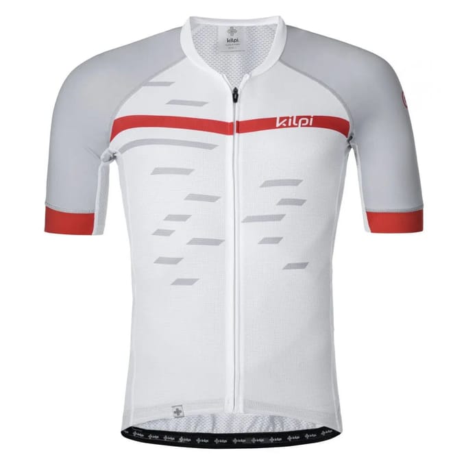 Kilpi Veneto Korte Mouwen Fietsshirt Wit,Grijs XS Man