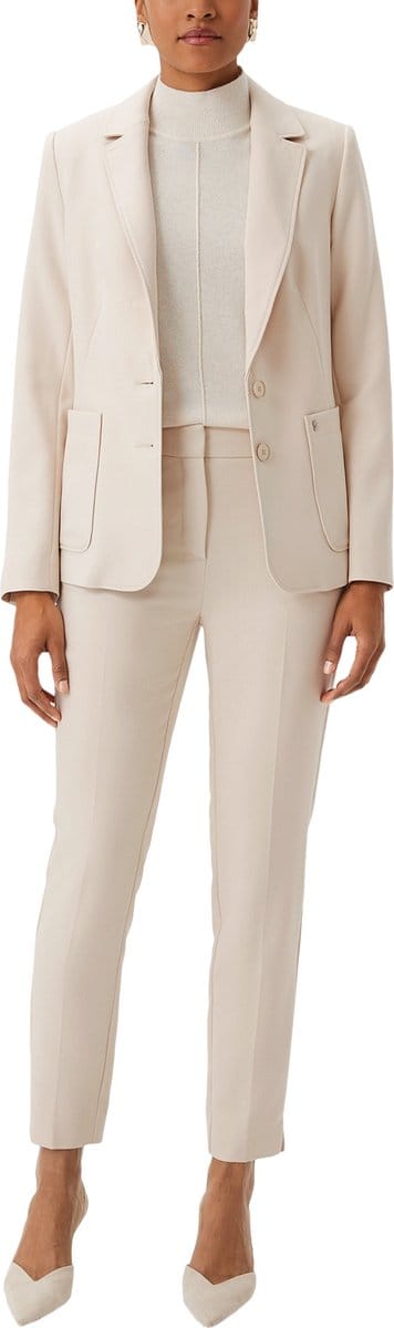 s.Oliver BLACK LABEL - Broek - Maat 46 - Vrouwen - Beige - polyester