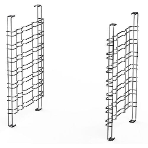 GGM Gastro Halterung für 7x GN 1/1 Zilver