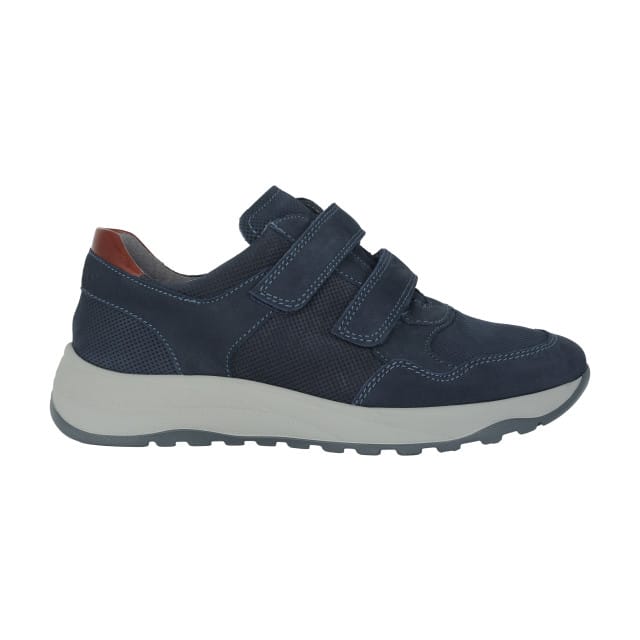 Waldläufer K-John - heren sneaker - Blauw - maat 40.5 (EU) 7 (UK)