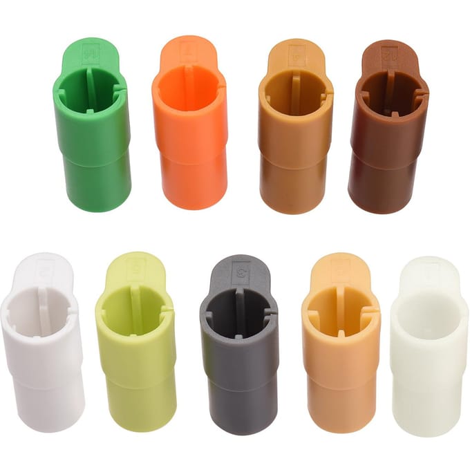 9-pack penadapterset, vervangende markerhouder voor Sharpie/Bic/Crayola, compatibel met Cricut 9 Packs brown