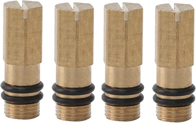 Set van 4 Wateraansluiting Afsluitpluggen M10 (10mm) voor Badkamer en Keukenkranen