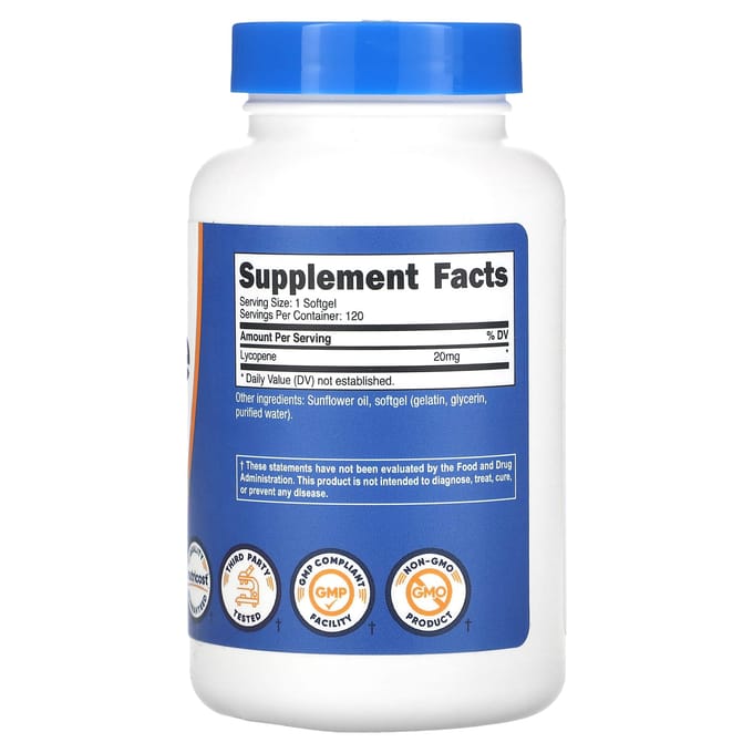 Lycopeen, 20 mg, 120 softgels