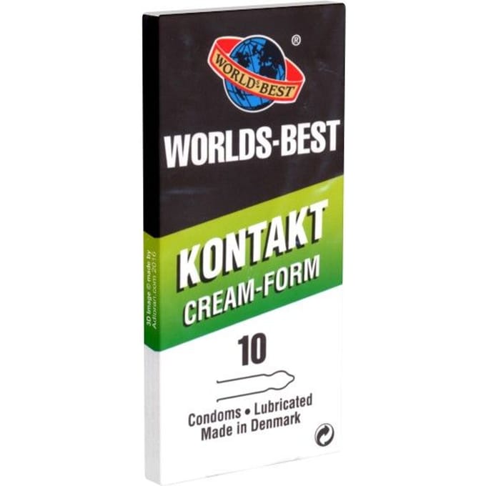 Worlds Best Contact Cream Shape Condooms 10 stuks