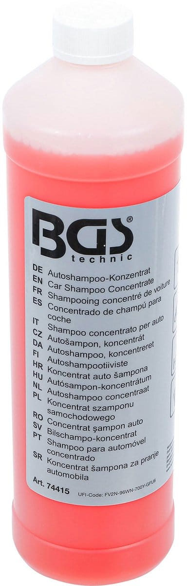 BGS Autoshampoo-concentraat rood 1.000 ml - 74415